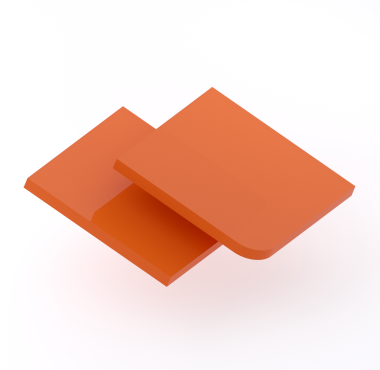 Plexiglas oranje 3 mm