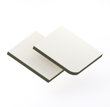 HPL Structuur plaat 6 mm Creme RAL 9001