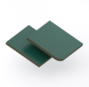 HPL Structuur plaat 6 mm Groen RAL 6005