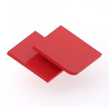 Plexiglas rood 3 mm