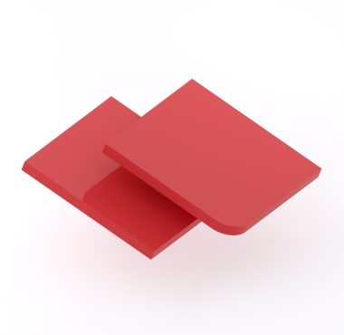 Plexiglas donkerrood 3 mm 