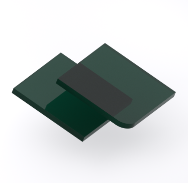 Plexiglas groen transparant 3 mm 