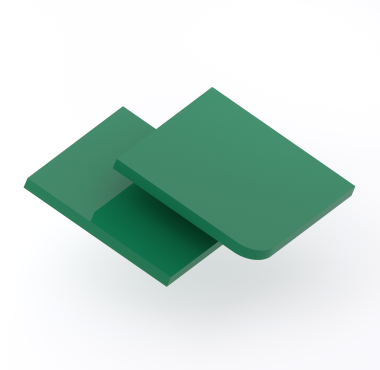 Plexiglas donkergroen 3 mm