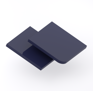 Plexiglas 3 donkerblauw 3 mm