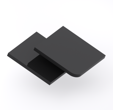 Plexiglas zwart 6 mm