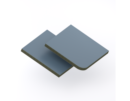 HPL Structuur plaat 6 mm Blauw RAL 5011