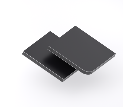 HPL Structuur plaat 6 mm Zwart RAL 9017