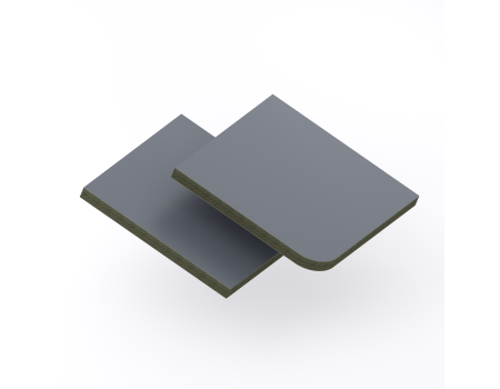 HPL Structuur plaat 6 mm Grijs RAL 7015