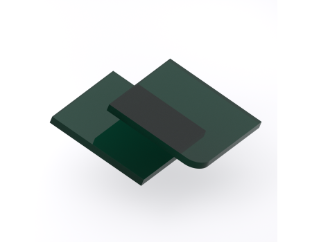 Plexiglas groen transparant 3 mm 