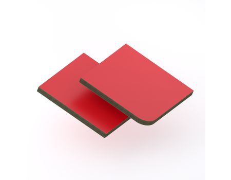 HPL Structuur plaat 6 mm Rood RAL 3004