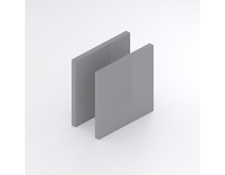 Hard PVC 4 mm grijs RAL 7011